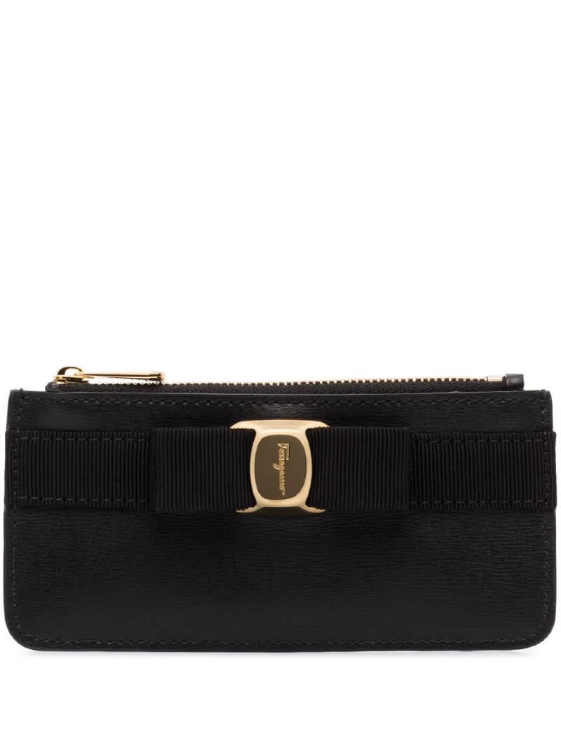 Ferragamo Vara Bow wallet - Black von Ferragamo