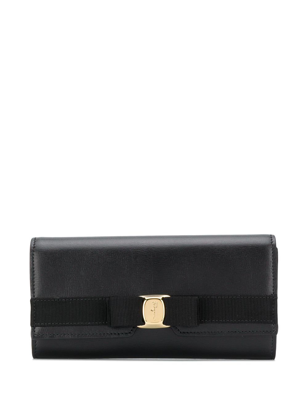 Ferragamo Vara bow wallet - Black von Ferragamo