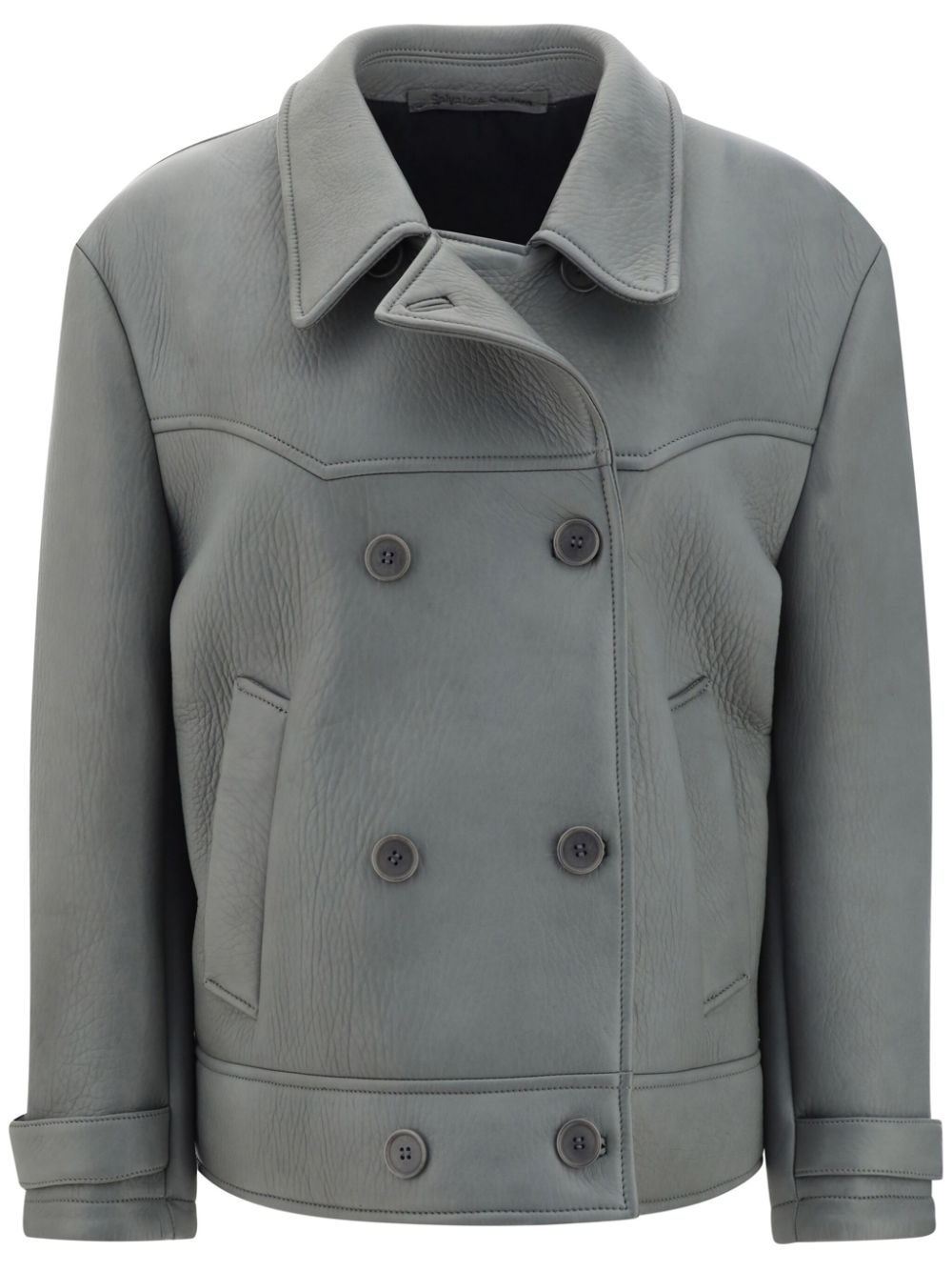 Salvatore Santoro double-breasted jacket - Grey von Salvatore Santoro