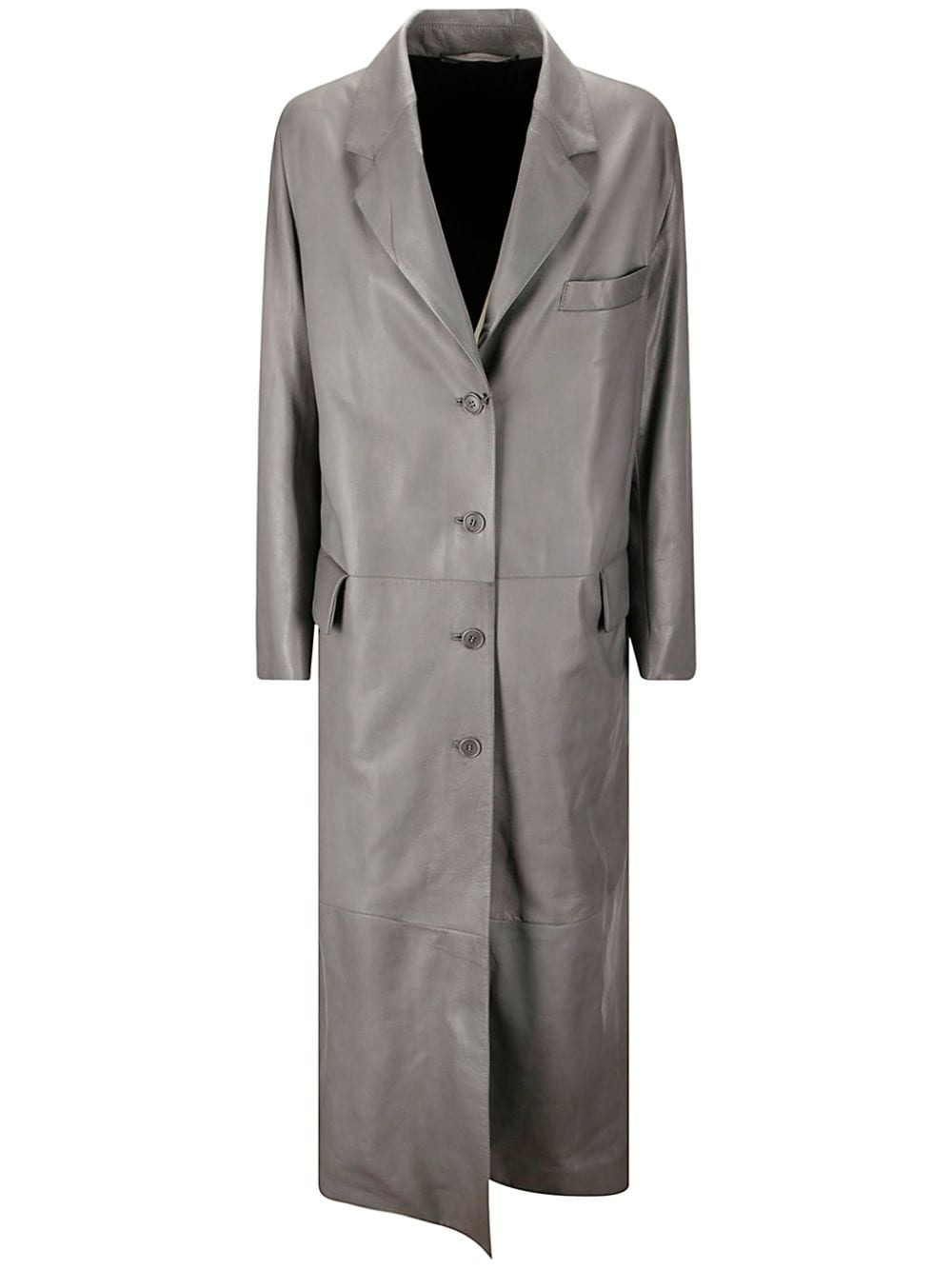 Salvatore Santoro leather coat - Grey von Salvatore Santoro