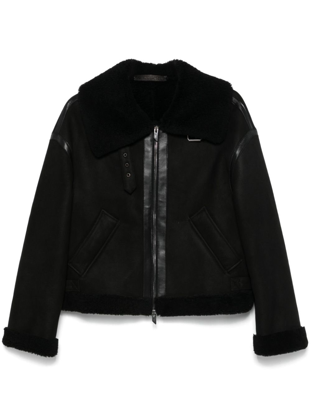 Salvatore Santoro leather jacket - Black von Salvatore Santoro