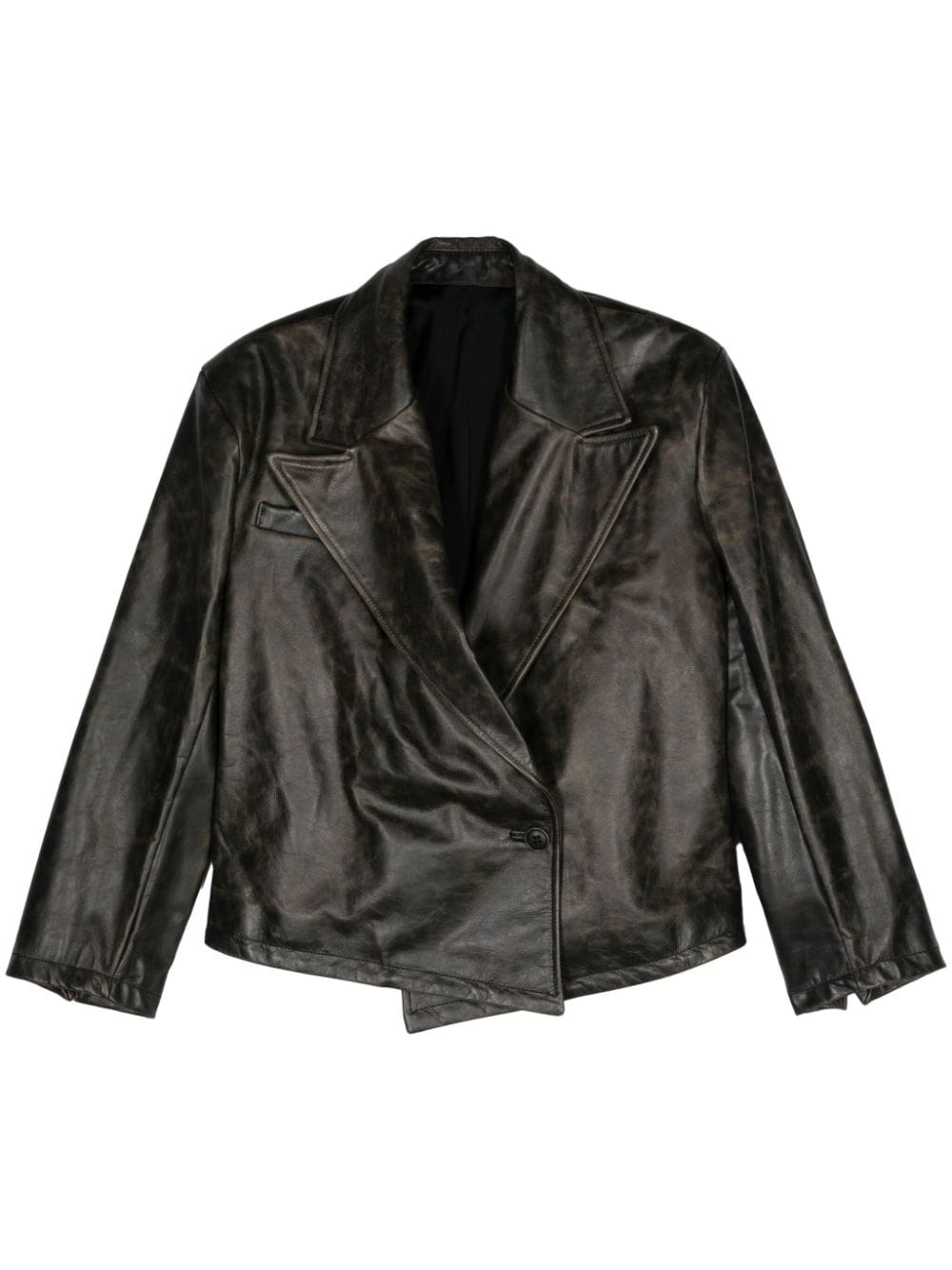 Salvatore Santoro leather jacket - Black von Salvatore Santoro