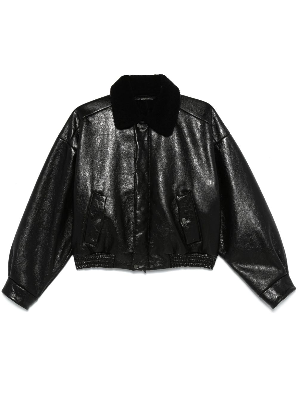 Salvatore Santoro leather jacket - Black von Salvatore Santoro