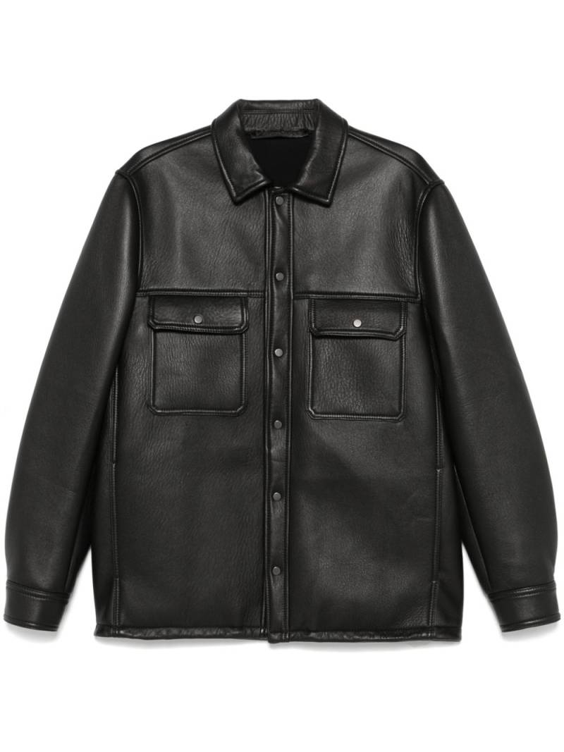 Salvatore Santoro leather jacket - Black von Salvatore Santoro