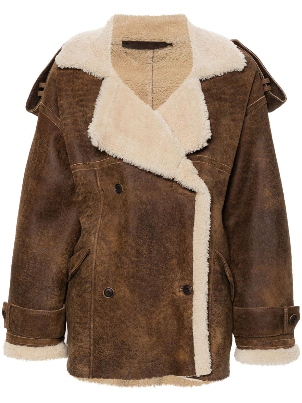 Salvatore Santoro leather jacket - Brown von Salvatore Santoro