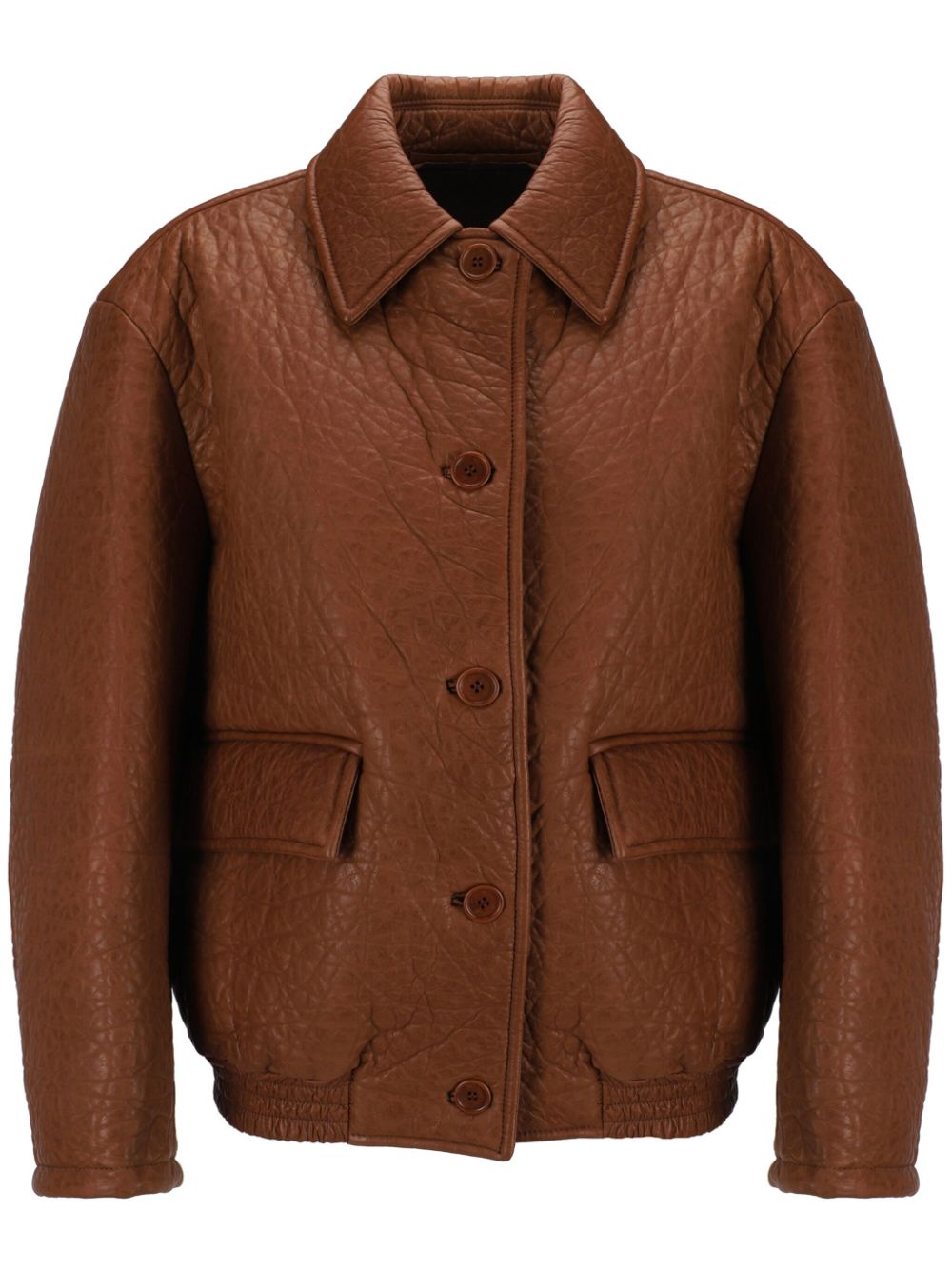 Salvatore Santoro leather jacket - Brown von Salvatore Santoro