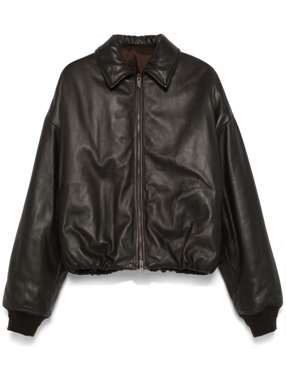 Salvatore Santoro leather jacket - Brown von Salvatore Santoro