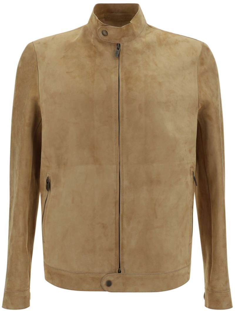 Salvatore Santoro leather jacket - Brown von Salvatore Santoro