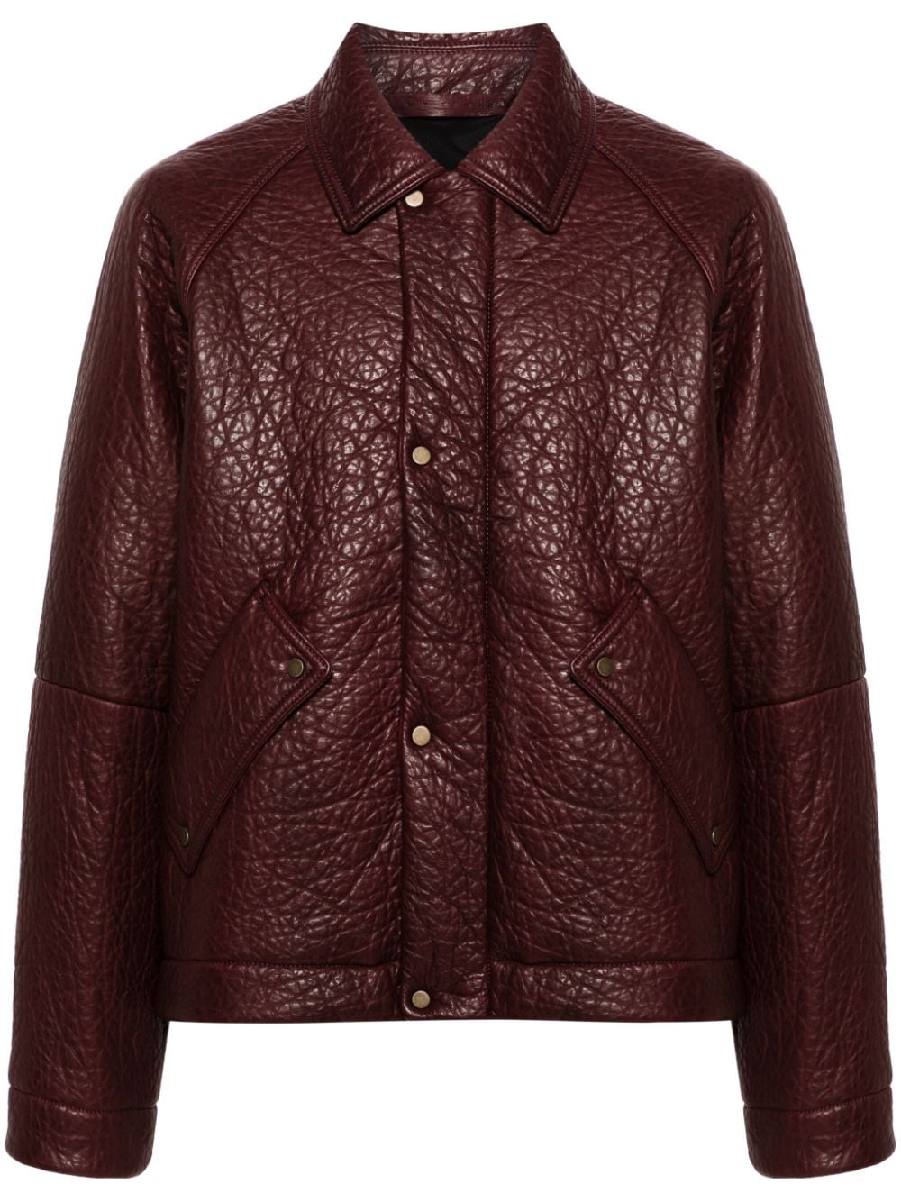 Salvatore Santoro leather jacket - Red von Salvatore Santoro