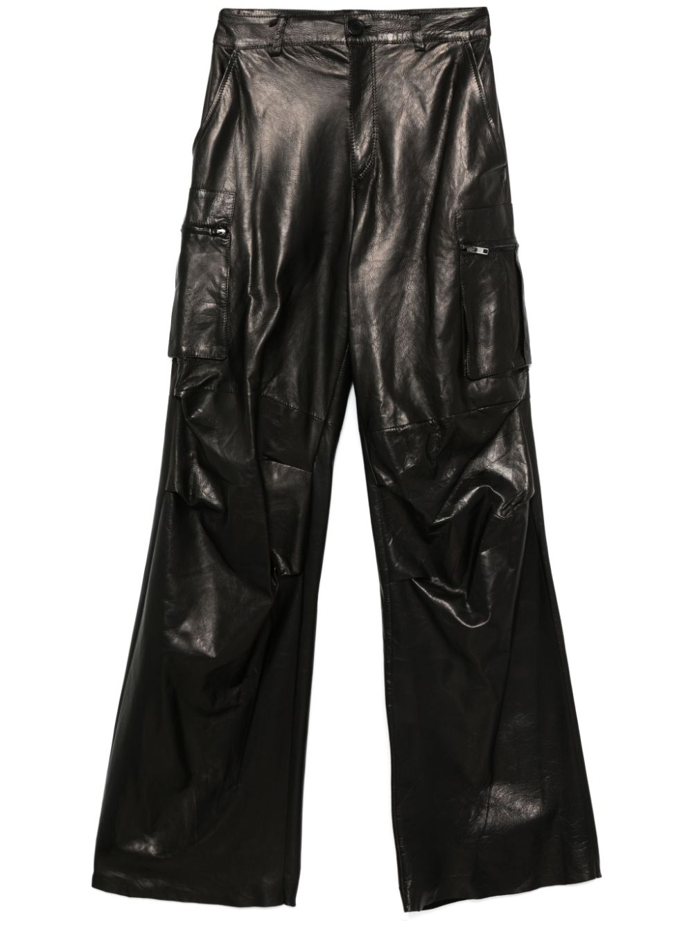 Salvatore Santoro leather trousers - Black von Salvatore Santoro