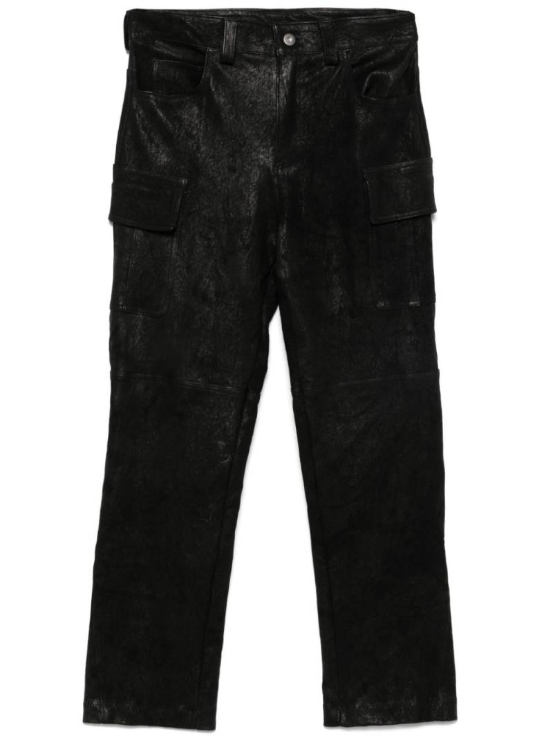 Salvatore Santoro leather trousers - Black von Salvatore Santoro