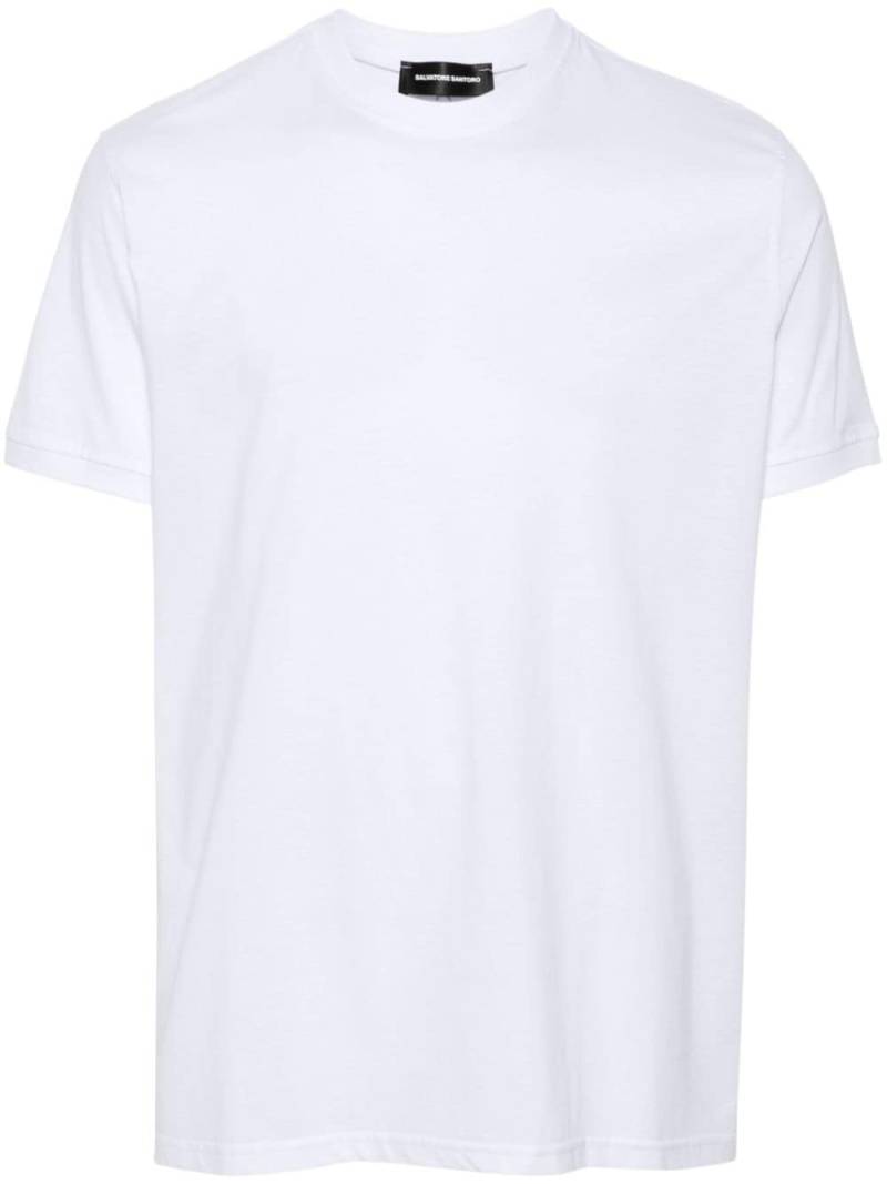 Salvatore Santoro logo-embroidered cotton T-shirt - White von Salvatore Santoro