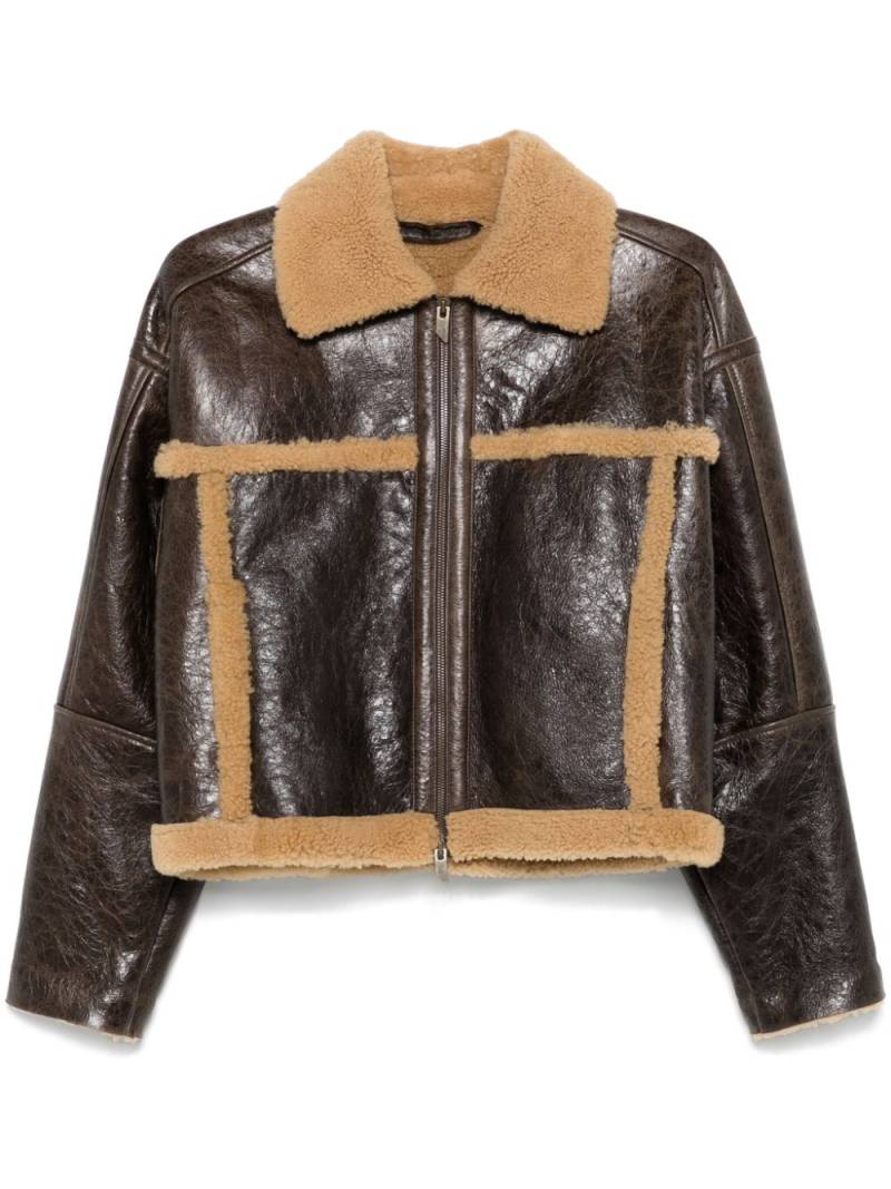 Salvatore Santoro shearling jacket - Brown von Salvatore Santoro