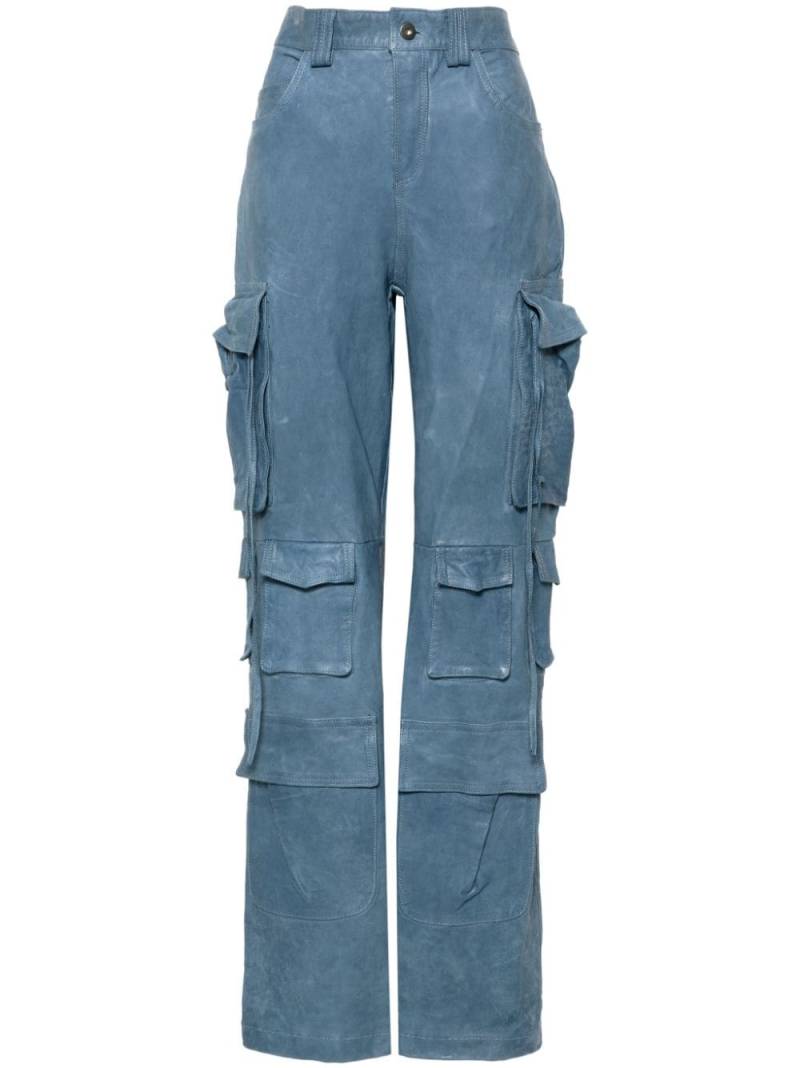 Salvatore Santoro straight-leg cargo pants - Blue von Salvatore Santoro