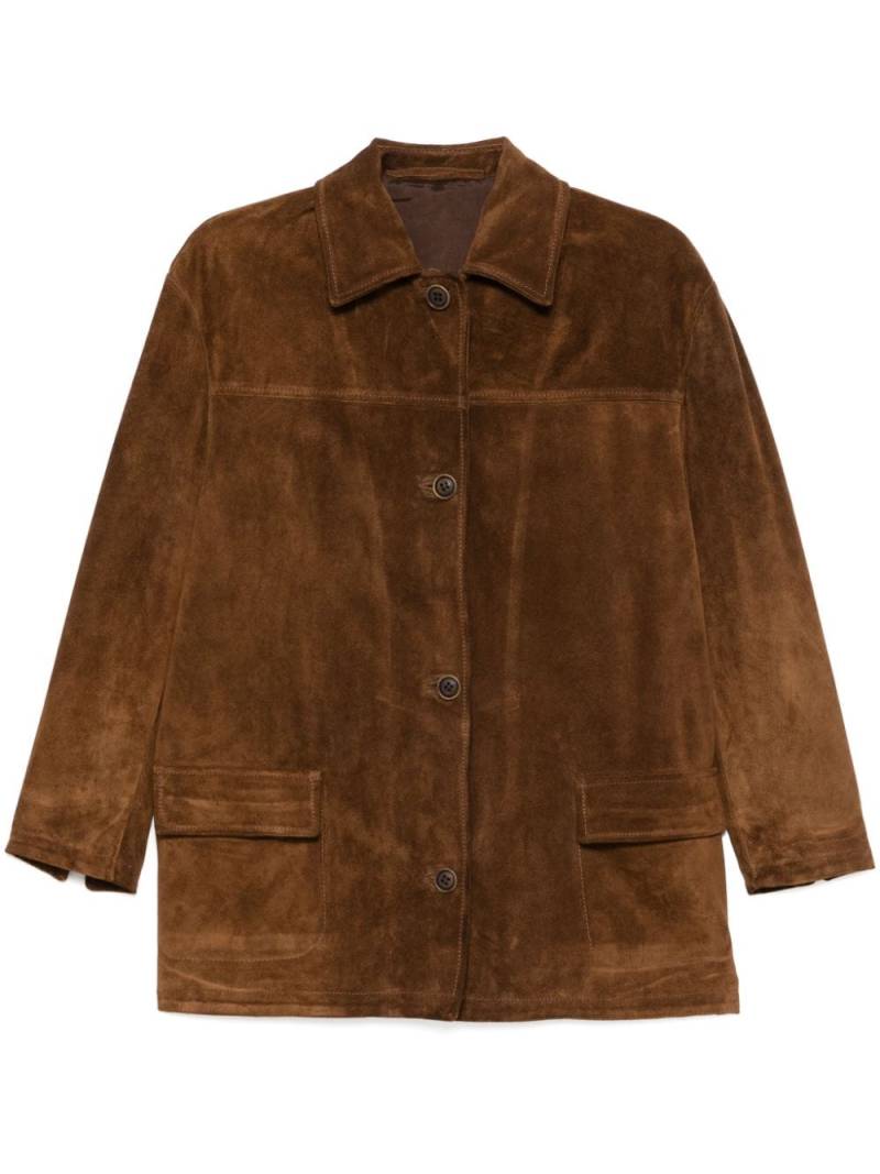 Salvatore Santoro suede jacket - Brown von Salvatore Santoro