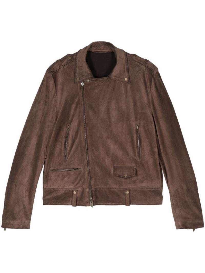 Salvatore Santoro suede jacket - Brown von Salvatore Santoro