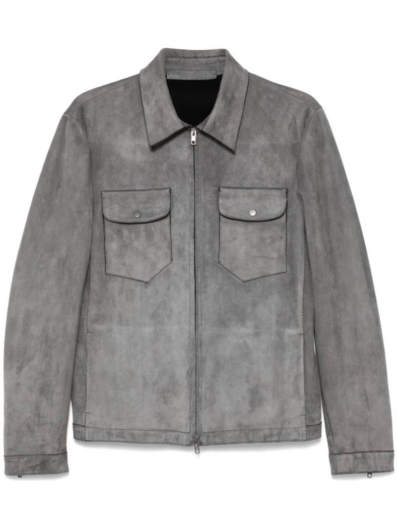 Salvatore Santoro suede jacket - Grey von Salvatore Santoro