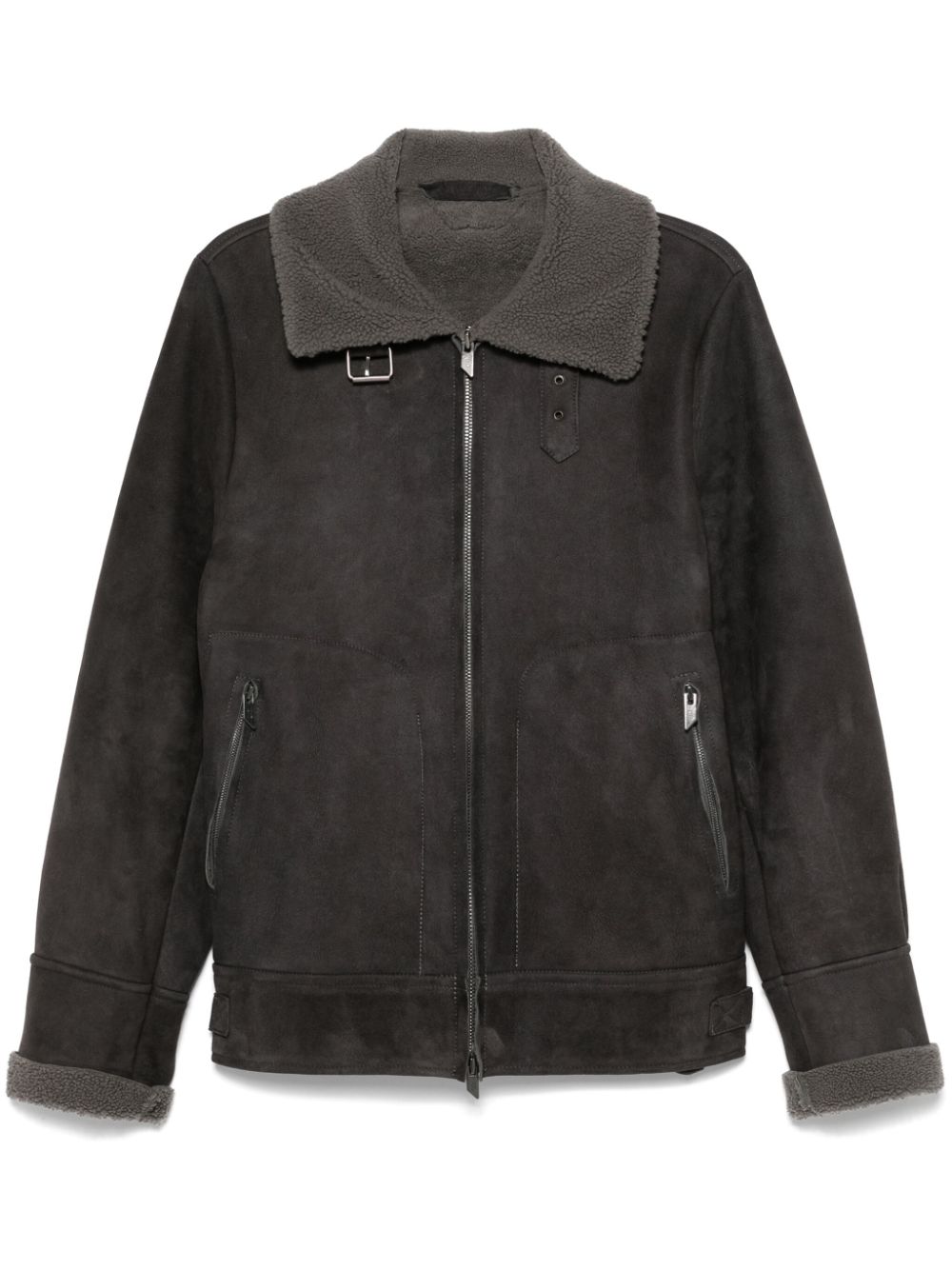 Salvatore Santoro suede jacket - Grey von Salvatore Santoro