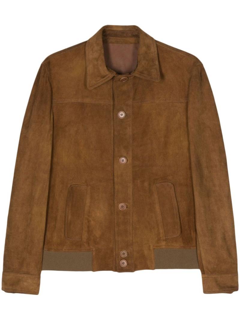 Salvatore Santoro suede leather jacket - Brown von Salvatore Santoro