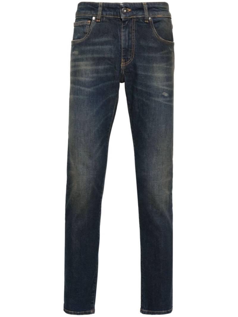 Salvatore Santoro washed skinny jeans - Blue von Salvatore Santoro