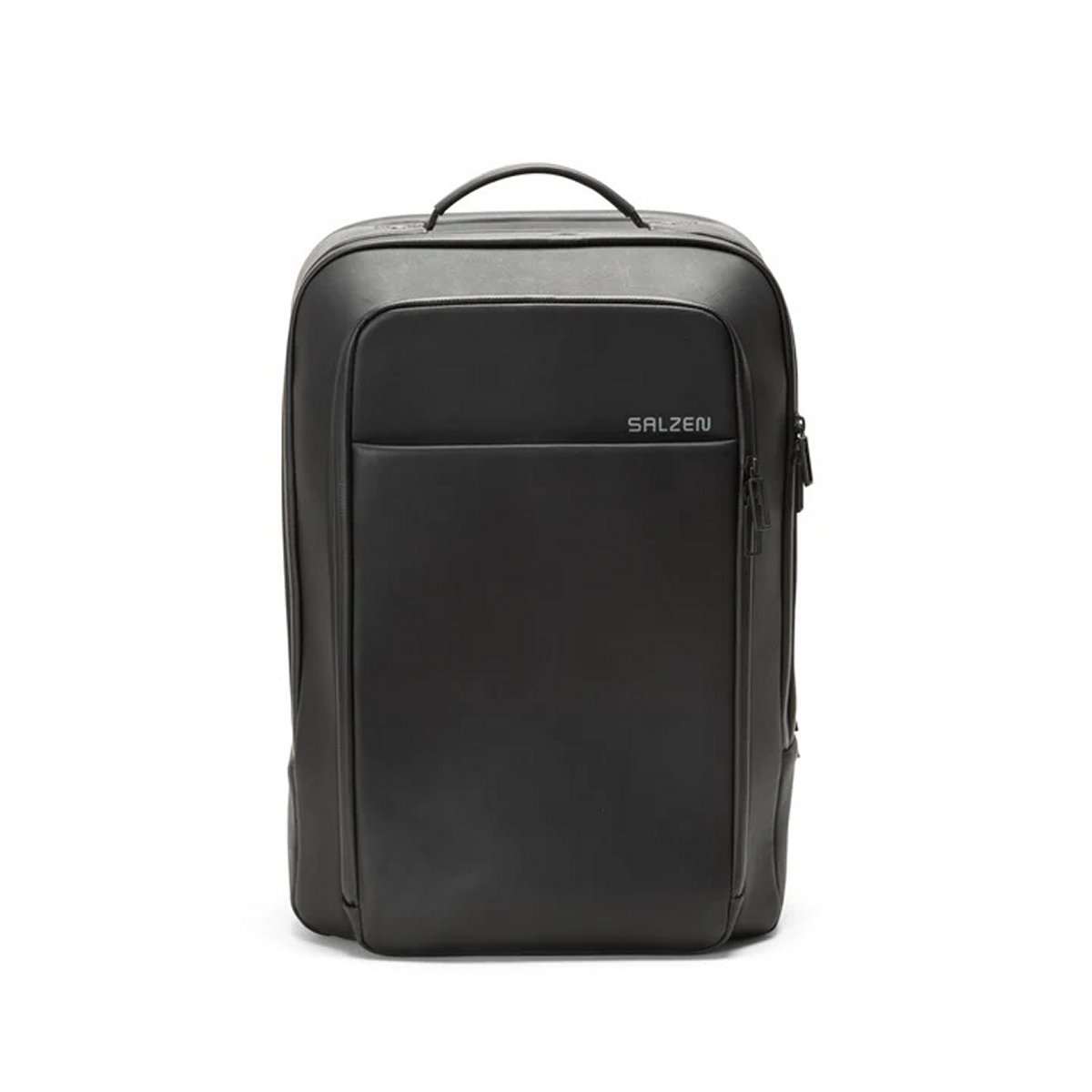 Business Backpack Leather ORIGINATOR in Total Black von Salzen