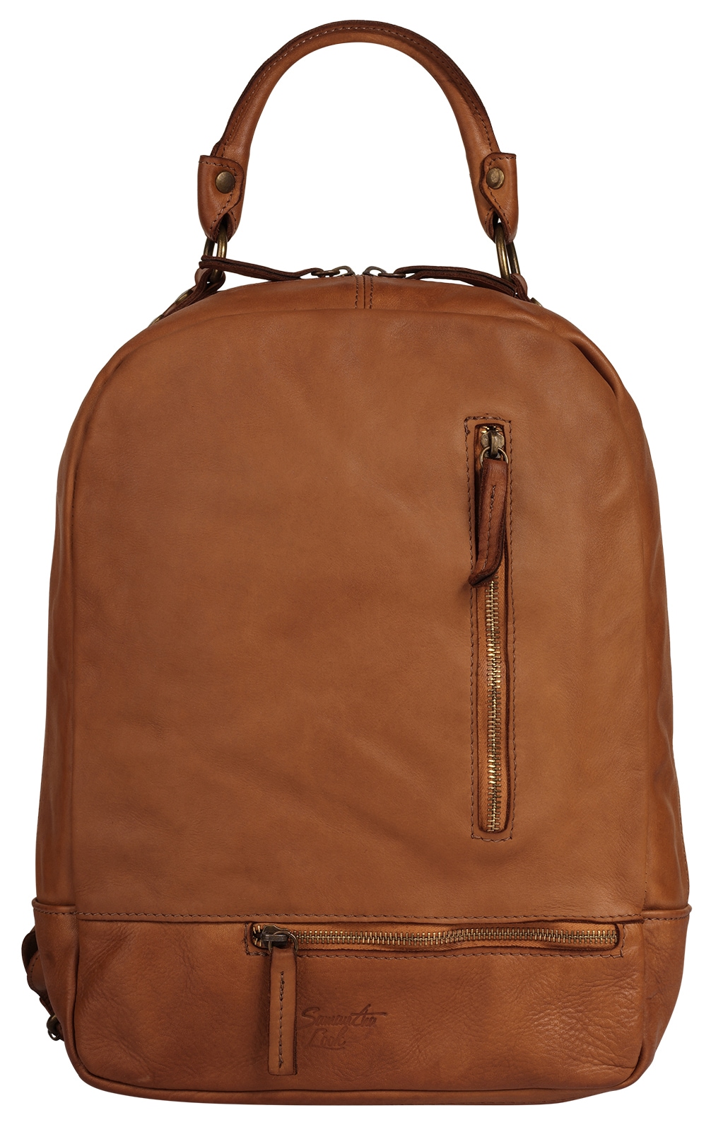 Samantha Look Cityrucksack, echt Leder, Made in Italy von Samantha Look