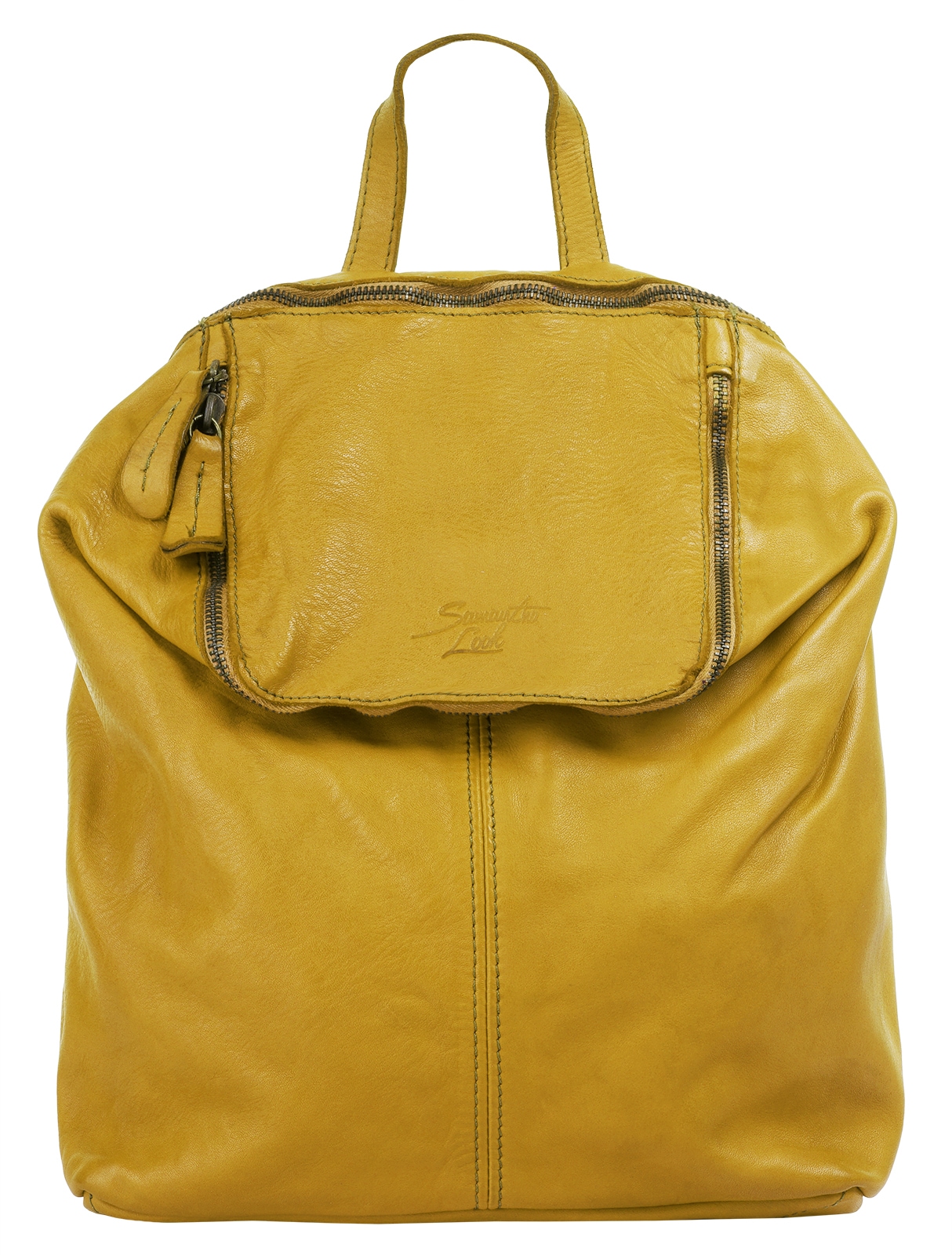 Samantha Look Cityrucksack, echt Leder, Made in Italy von Samantha Look