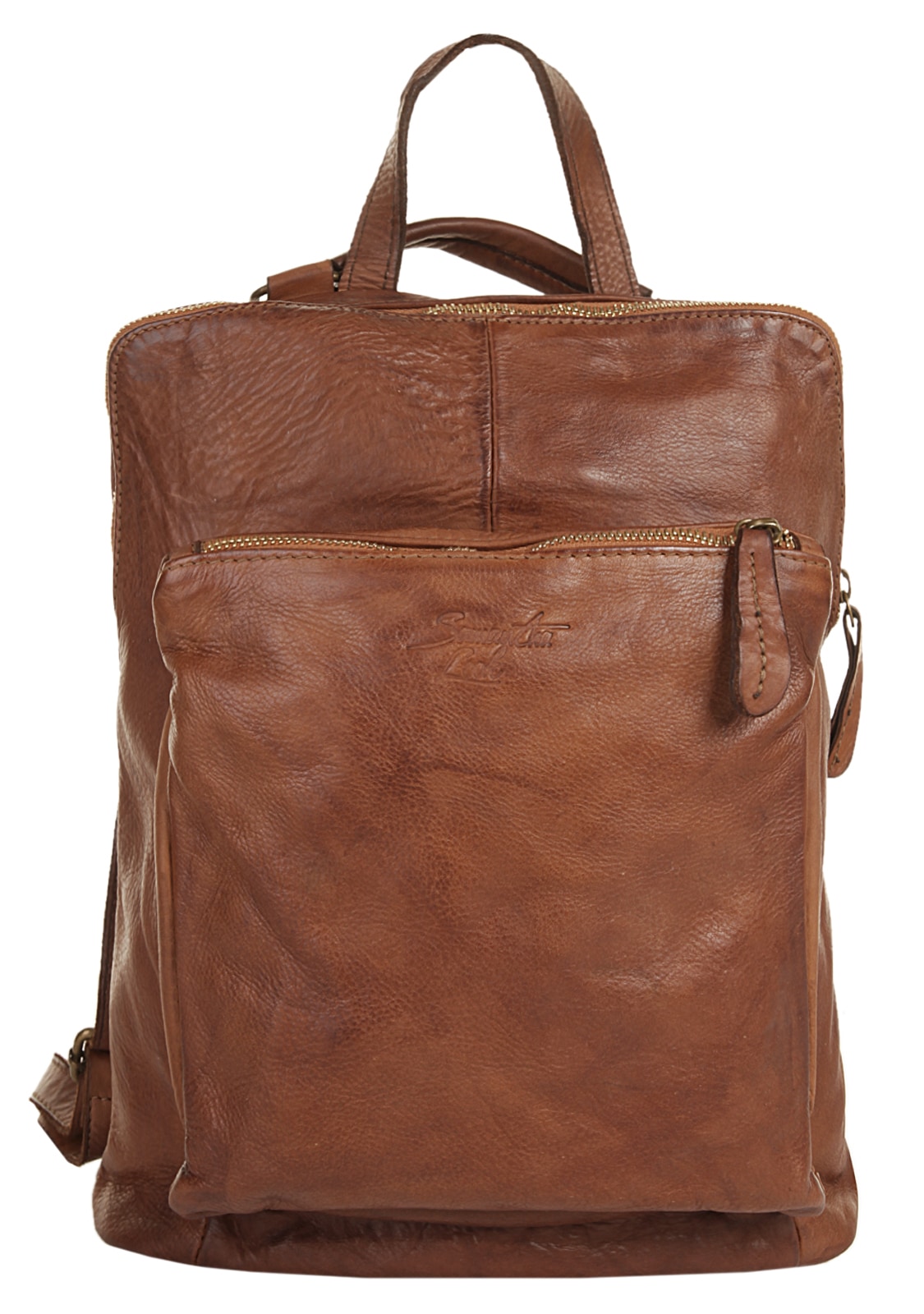 Samantha Look Cityrucksack, echt Leder, Made in Italy von Samantha Look