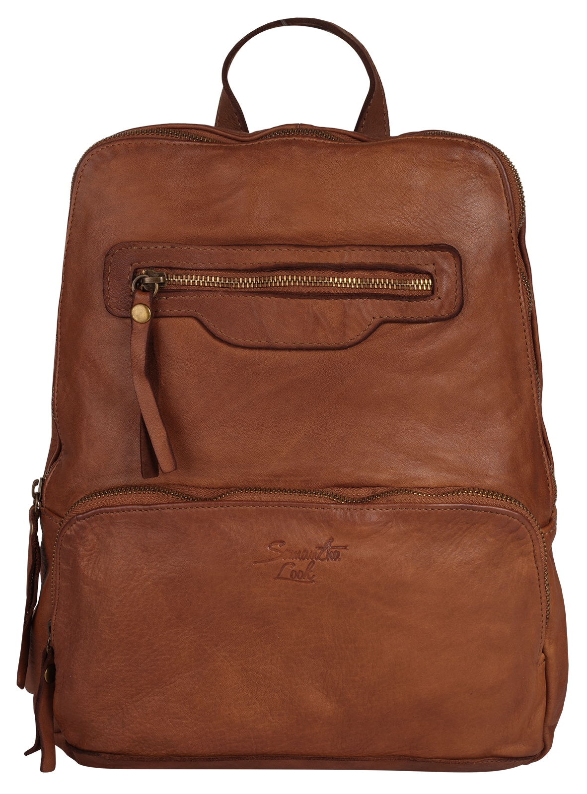 Samantha Look Cityrucksack, echt Leder, Made in Italy von Samantha Look