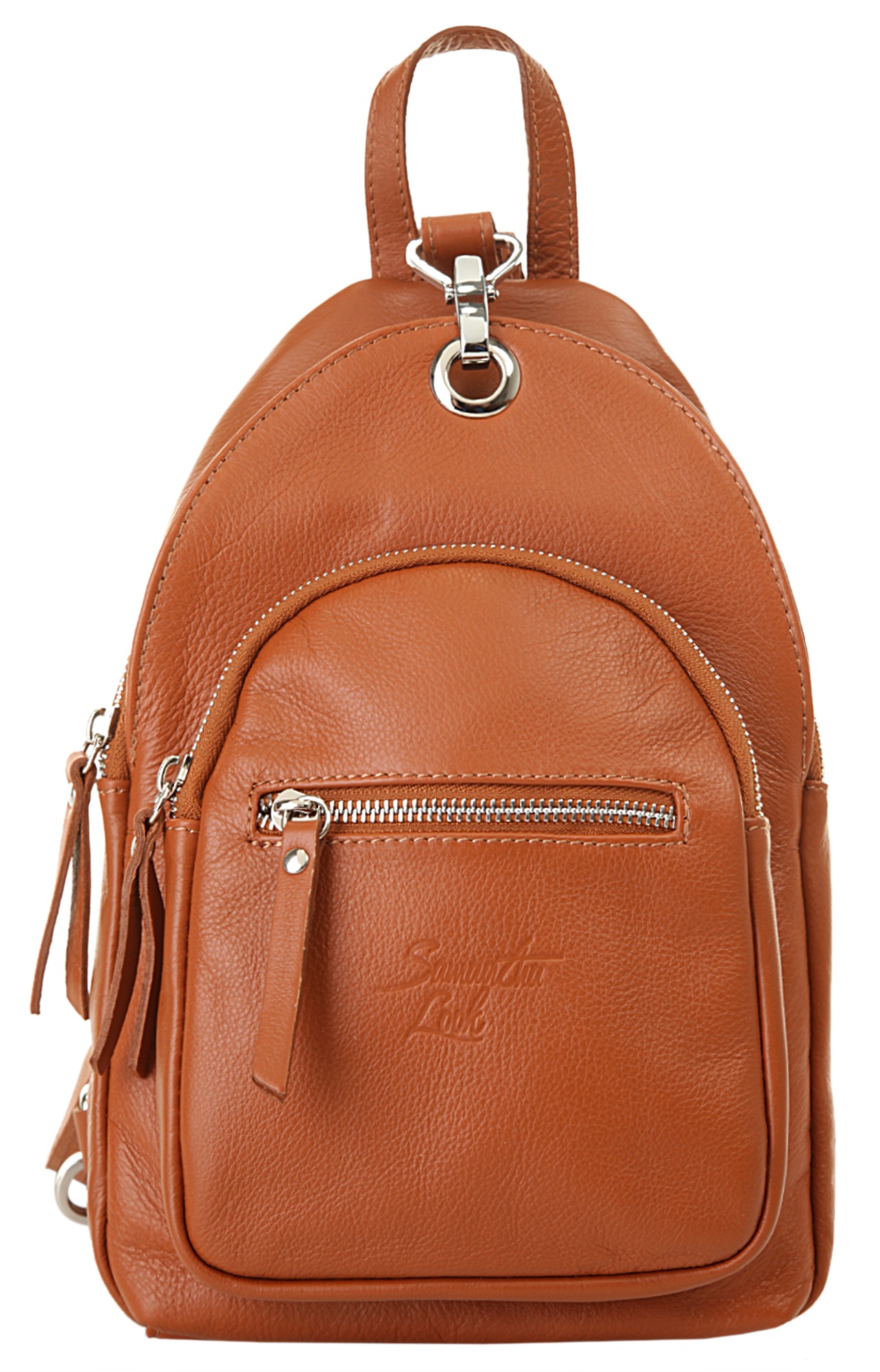 Samantha Look Cityrucksack, echt Leder, Made in Italy von Samantha Look