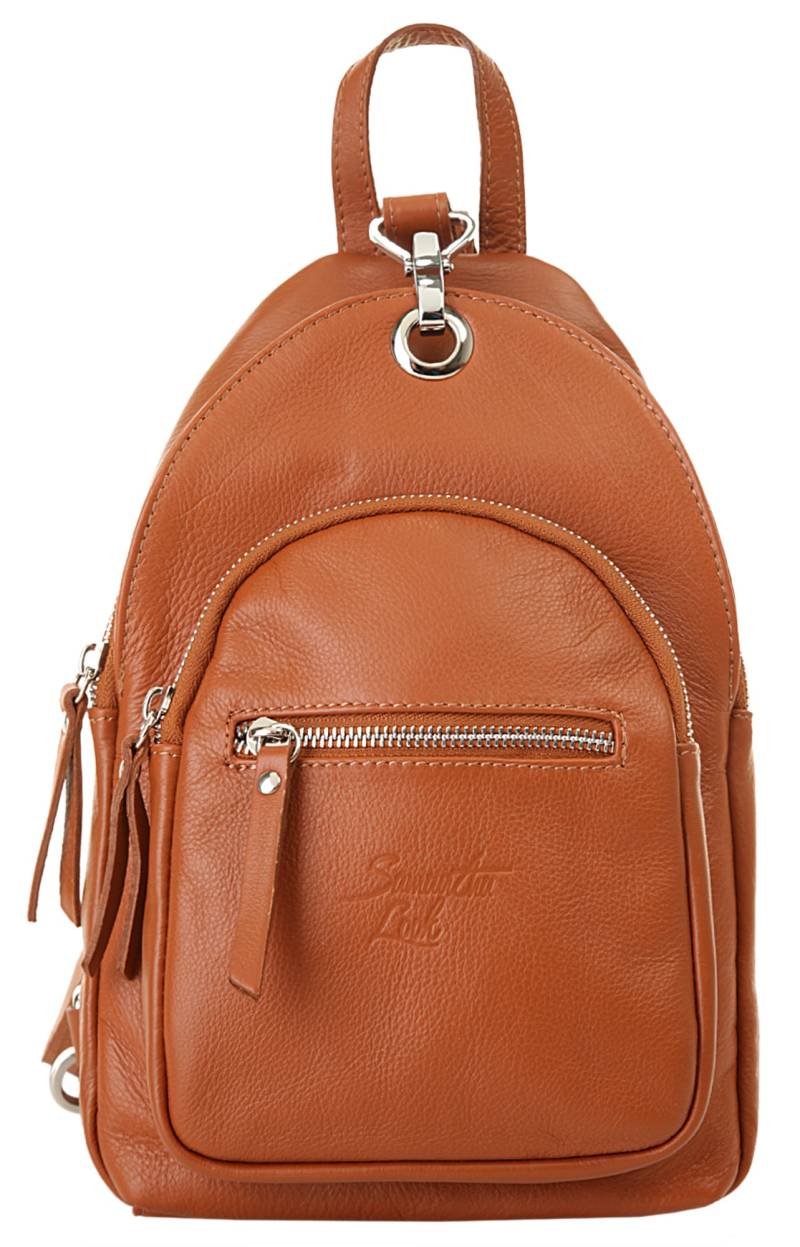 Samantha Look Cityrucksack, echt Leder, Made in Italy von Samantha Look