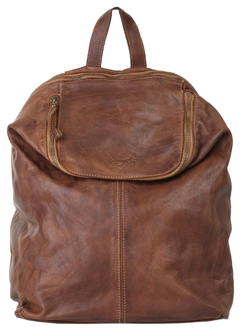 Samantha Look Cityrucksack, echt Leder, Made in Italy von Samantha Look