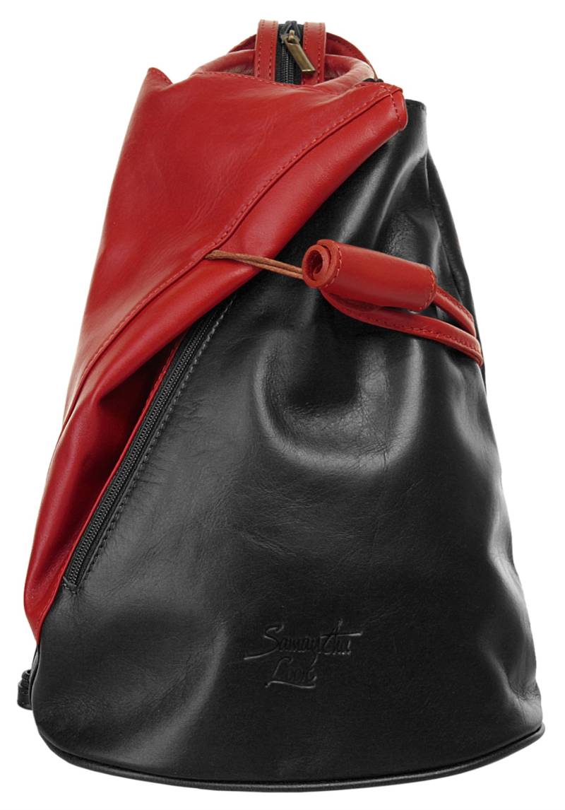 Samantha Look Cityrucksack, echt Leder, Made in Italy von Samantha Look