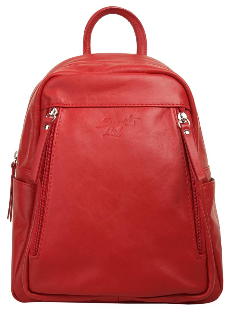 Samantha Look Cityrucksack, echt Leder, Made in Italy von Samantha Look