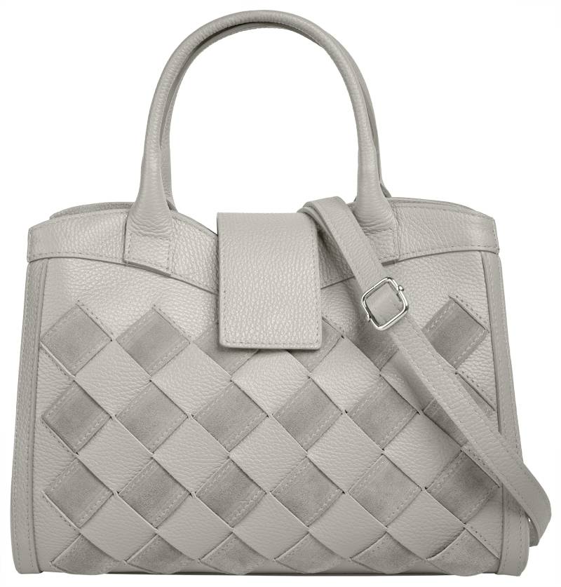 Samantha Look Henkeltasche, echt Leder, Made in Italy von Samantha Look