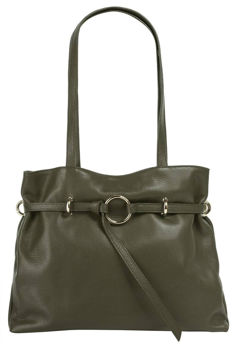 Samantha Look Henkeltasche, echt Leder, Made in Italy von Samantha Look