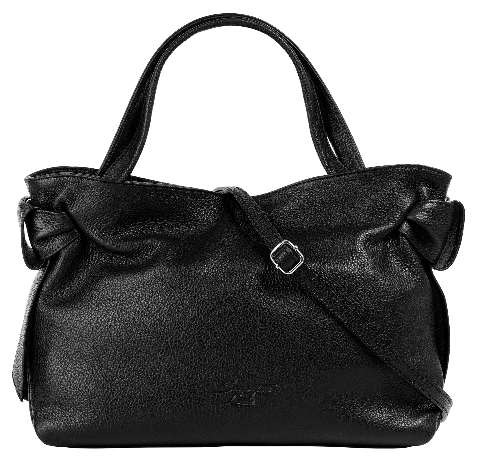 Samantha Look Henkeltasche, echt Leder, Made in Italy von Samantha Look