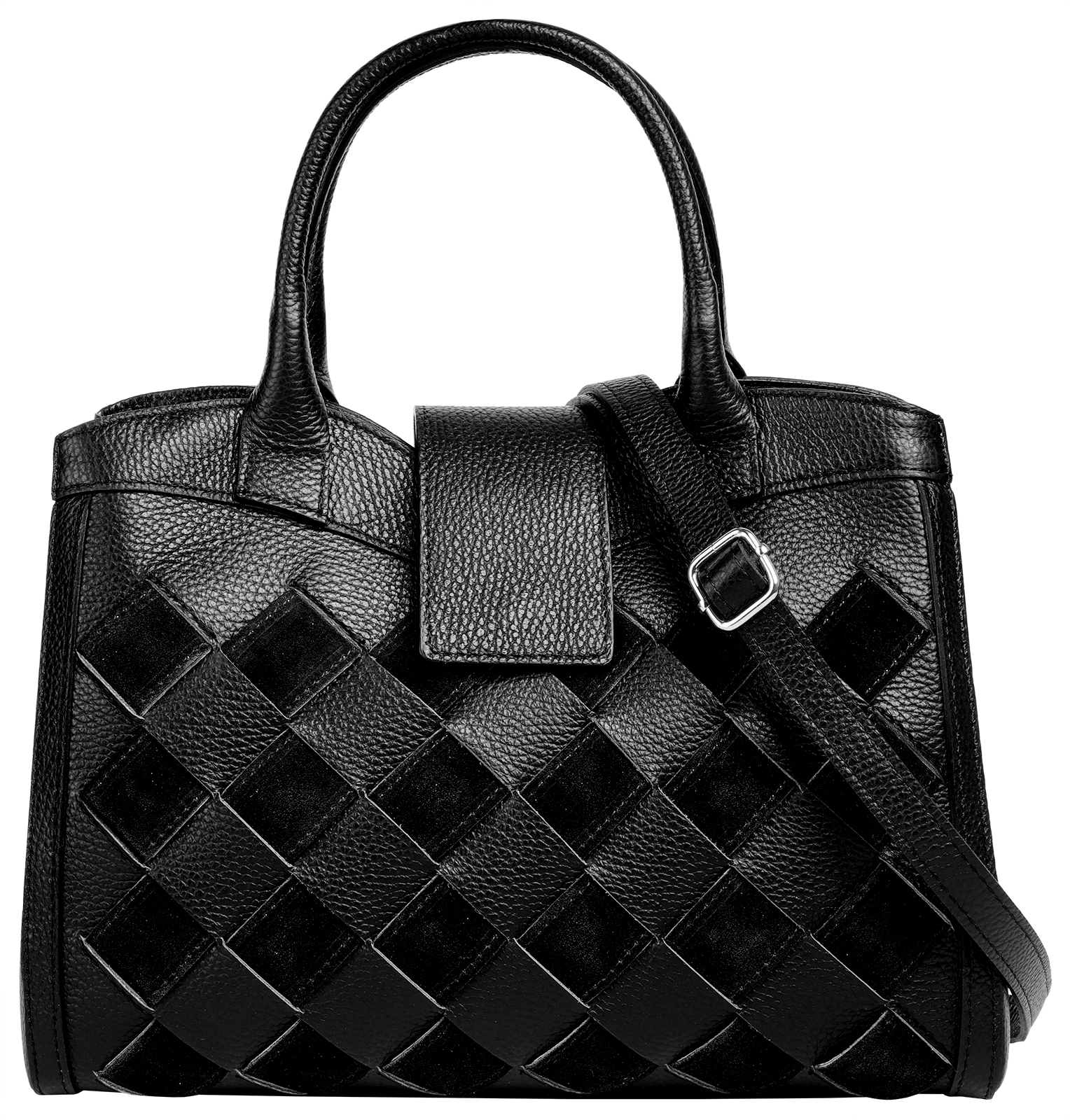 Samantha Look Henkeltasche, echt Leder, Made in Italy von Samantha Look