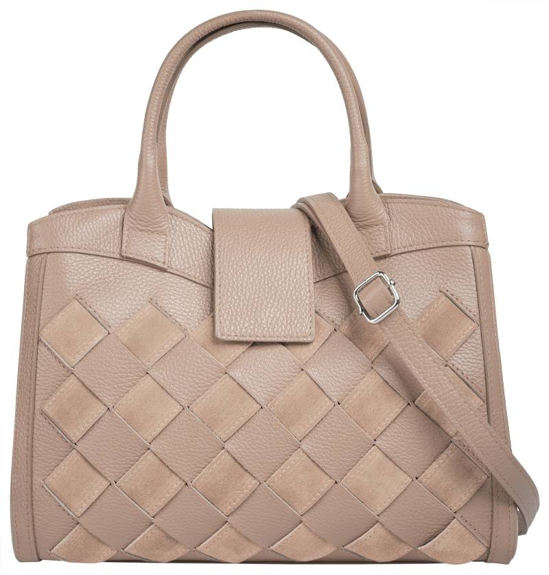 Samantha Look Henkeltasche, echt Leder, Made in Italy von Samantha Look