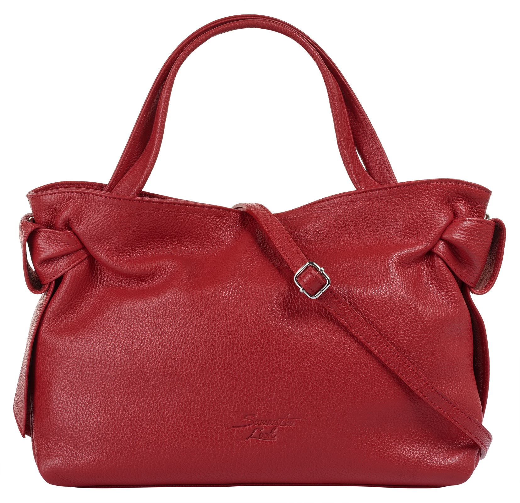 Samantha Look Henkeltasche, echt Leder, Made in Italy von Samantha Look