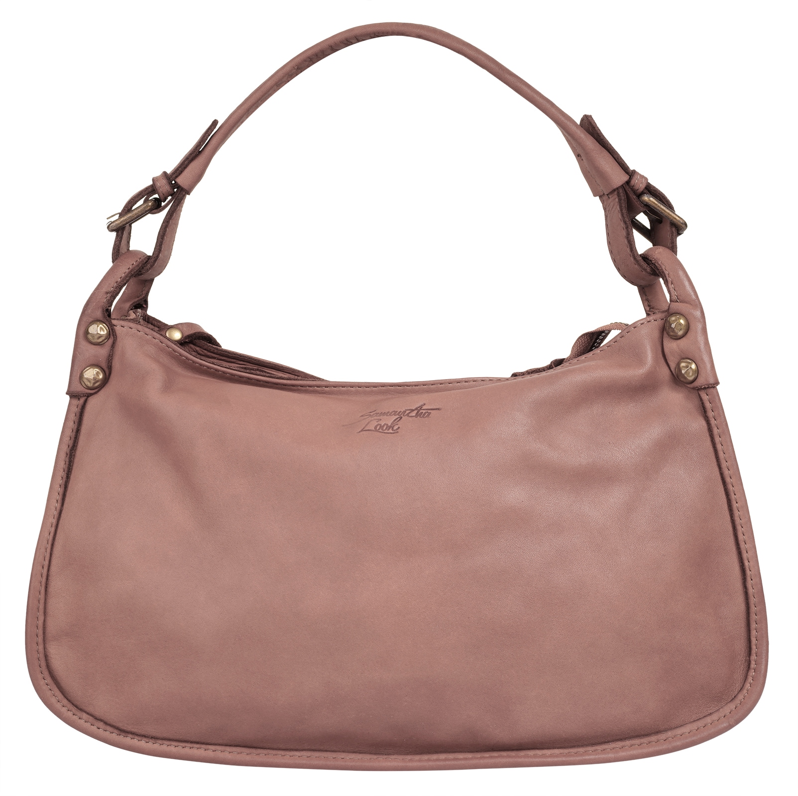 Samantha Look Henkeltasche, echt Leder, Made in Italy von Samantha Look