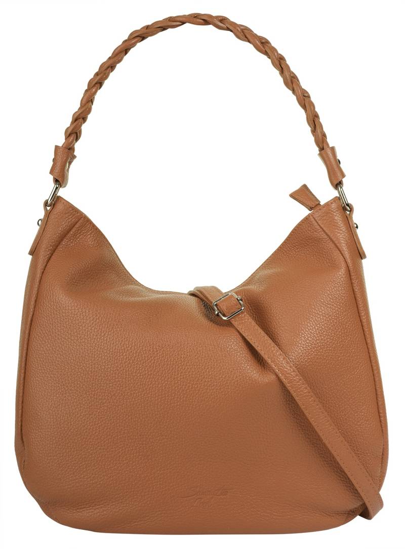 Samantha Look Henkeltasche, echt Leder, Made in Italy von Samantha Look