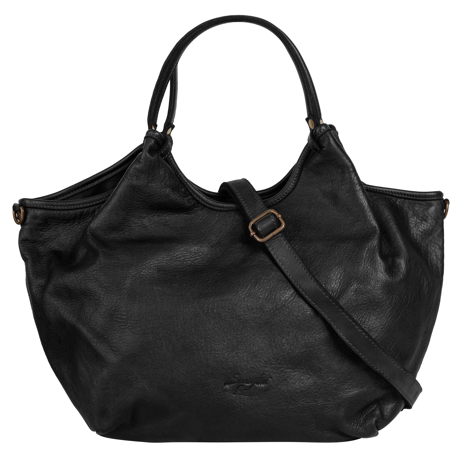 Samantha Look Henkeltasche, echt Leder, Made in Italy von Samantha Look