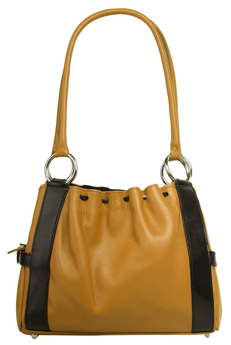 Samantha Look Henkeltasche, echt Leder, Made in Italy von Samantha Look