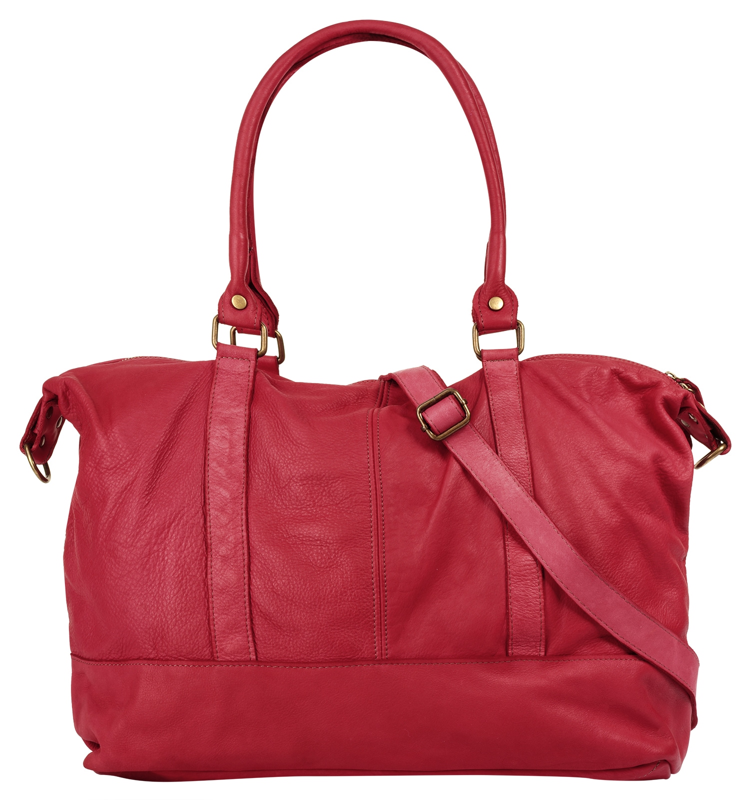 Samantha Look Reisetasche, echt Leder, Made in Italy von Samantha Look