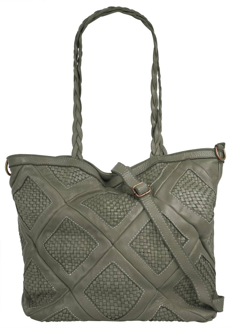 Samantha Look Shopper, echt Leder, Made in Italy von Samantha Look