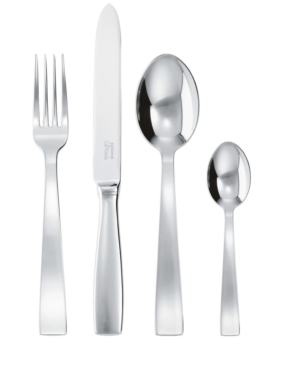 Sambonet Gio Ponti cutlery set (set of 24) - Silver von Sambonet