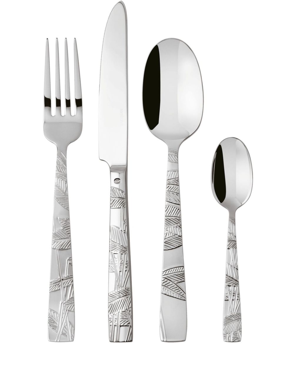 Sambonet Jungle stainless steel cutlery (set of 24) - Silver von Sambonet