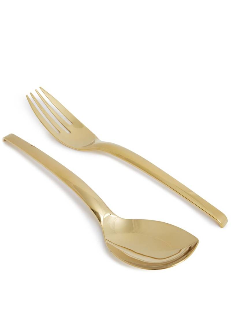 Sambonet Living spoon and fork set - Gold von Sambonet