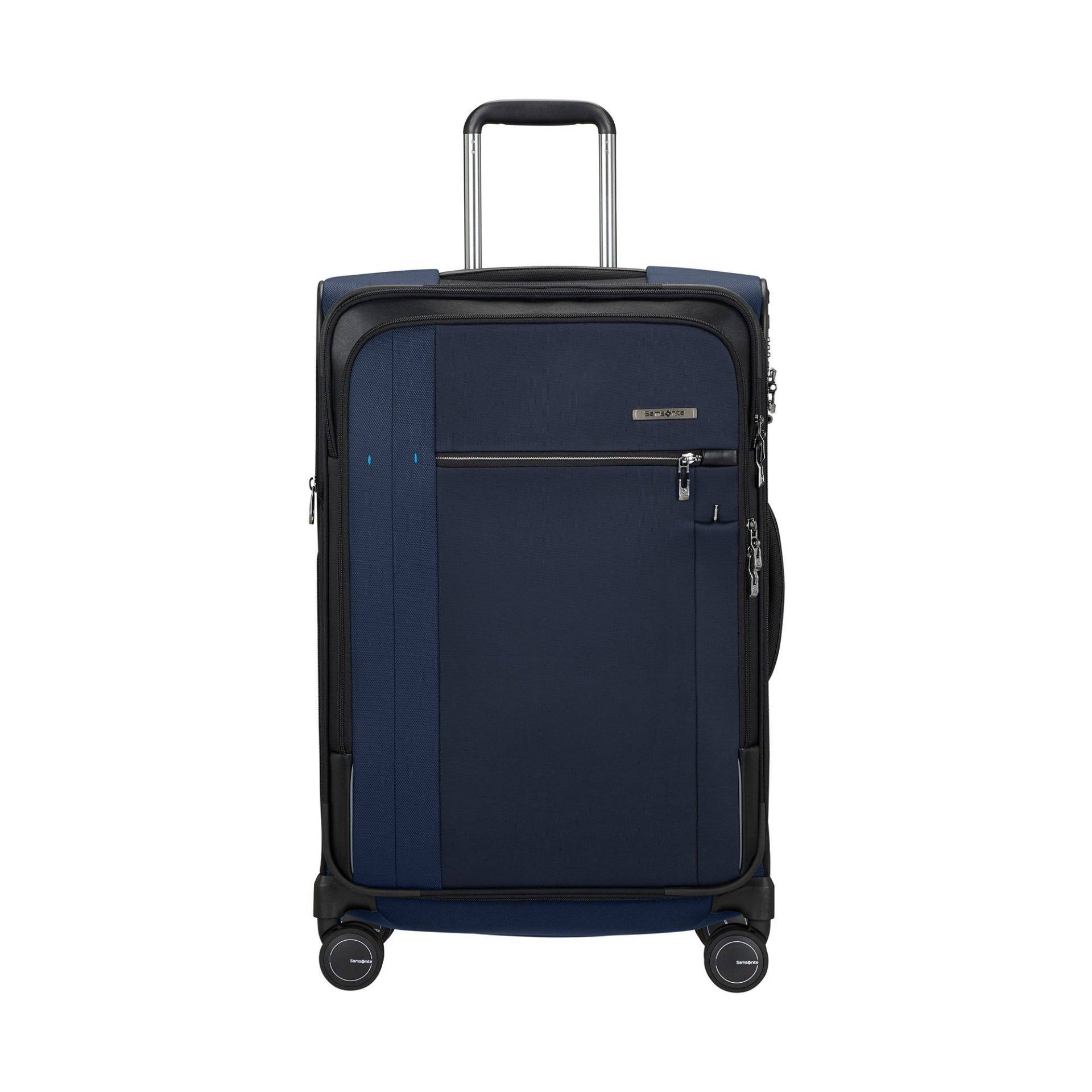 Weichschalenkoffer, Spinner Unisex Dunkelblau 68cm von Samsonite